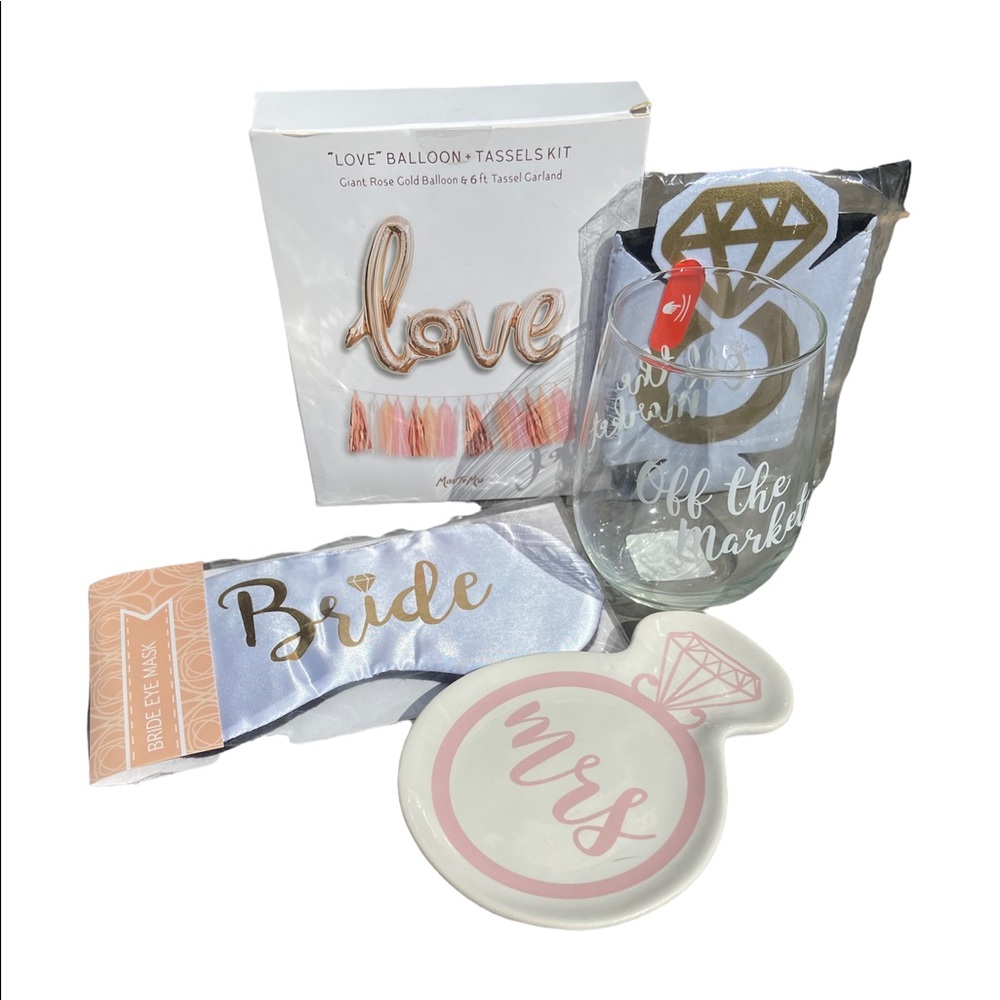 Wedding Engagement 5 Piece Gift Set